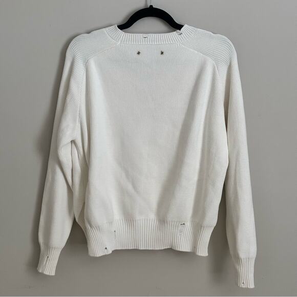 NWOT Golden Goose Delilah Do What You Love Distressed Sweater Women’s Size S - Picture 11 of 15